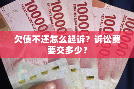 济南欠债不还怎么起诉？诉讼费要交多少？
