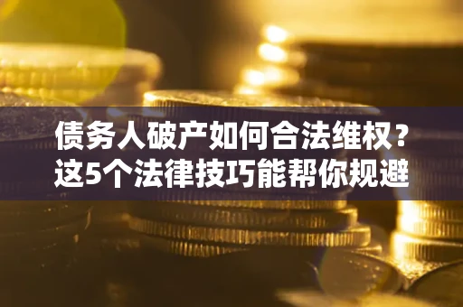 济南债务人破产如何合法维权？这5个法律技巧能帮你规避风险